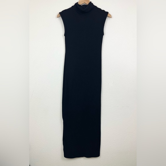 ENZA COSTA Sleeveless Knit Turtleneck Dress - Picture 3 of 5
